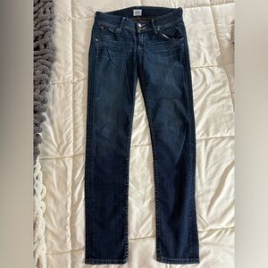 EUC Hudson Collin Mid-Rise Skinny Jean Medium-Dark Wash Size 28